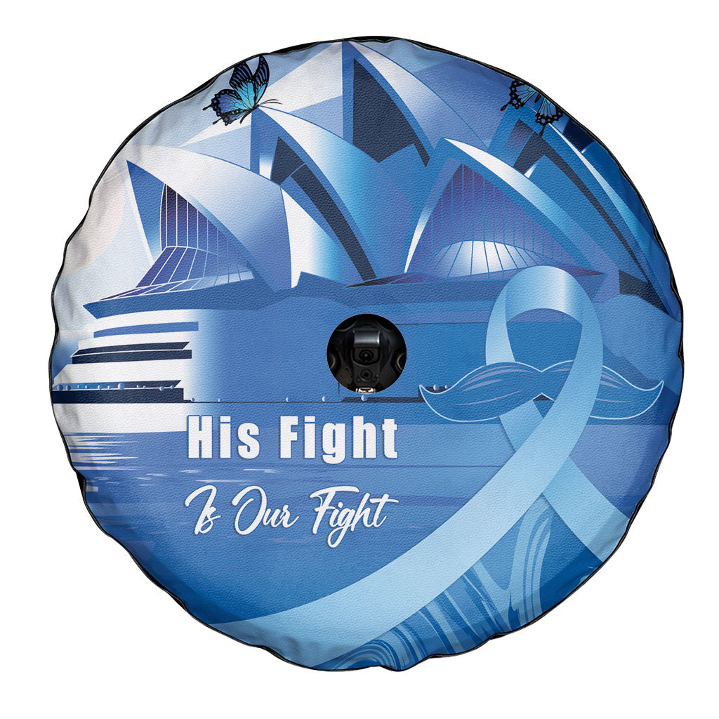 Australia Prostate Cancer Awareness Spare Tire Cover Aussie Blue Ribbon Sydney Opera House