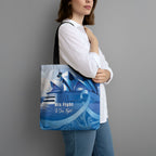 Australia Prostate Cancer Awareness Tote Bag Aussie Blue Ribbon Sydney Opera House