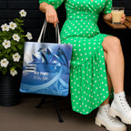 Australia Prostate Cancer Awareness Tote Bag Aussie Blue Ribbon Sydney Opera House