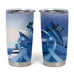 Australia Prostate Cancer Awareness Tumbler Cup Aussie Blue Ribbon Sydney Opera House