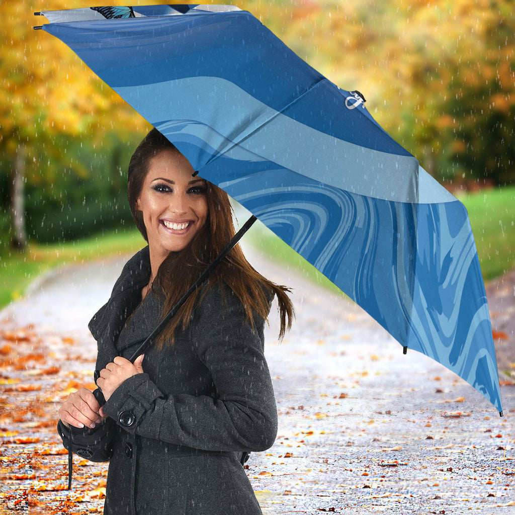 Australia Prostate Cancer Awareness Umbrella Aussie Blue Ribbon Sydney Opera House