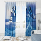 Australia Prostate Cancer Awareness Window Curtain Aussie Blue Ribbon Sydney Opera House