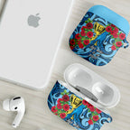 New Zealand Father's Day AirPods Case Best Dad Trophy Red Rose Maori Pattern