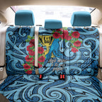 New Zealand Father's Day Back Car Seat Cover Best Dad Trophy Red Rose Maori Pattern