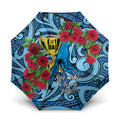 New Zealand Father's Day Umbrella Best Dad Trophy Red Rose Maori Pattern