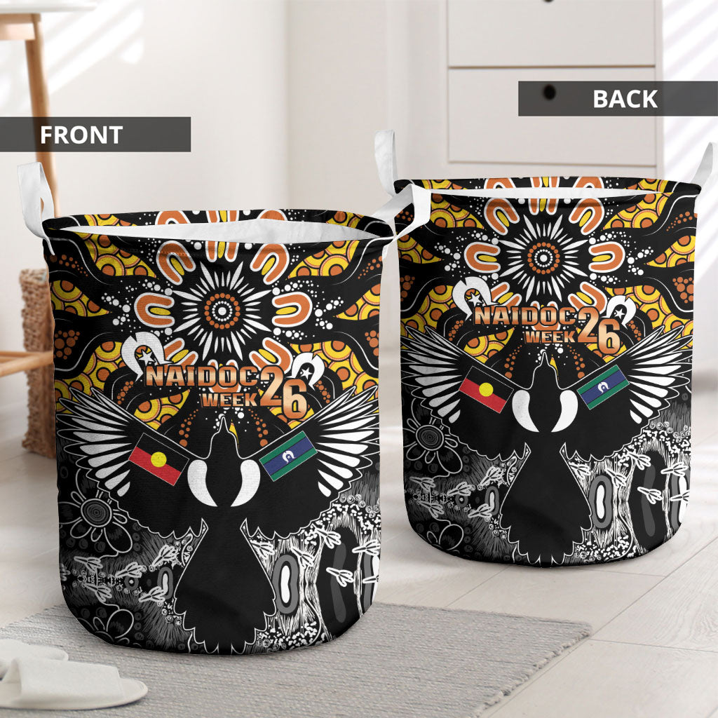 Magpies NAIDOC Week 2026 Laundry Basket Australian Aboriginal Torres Strait Islander Flag