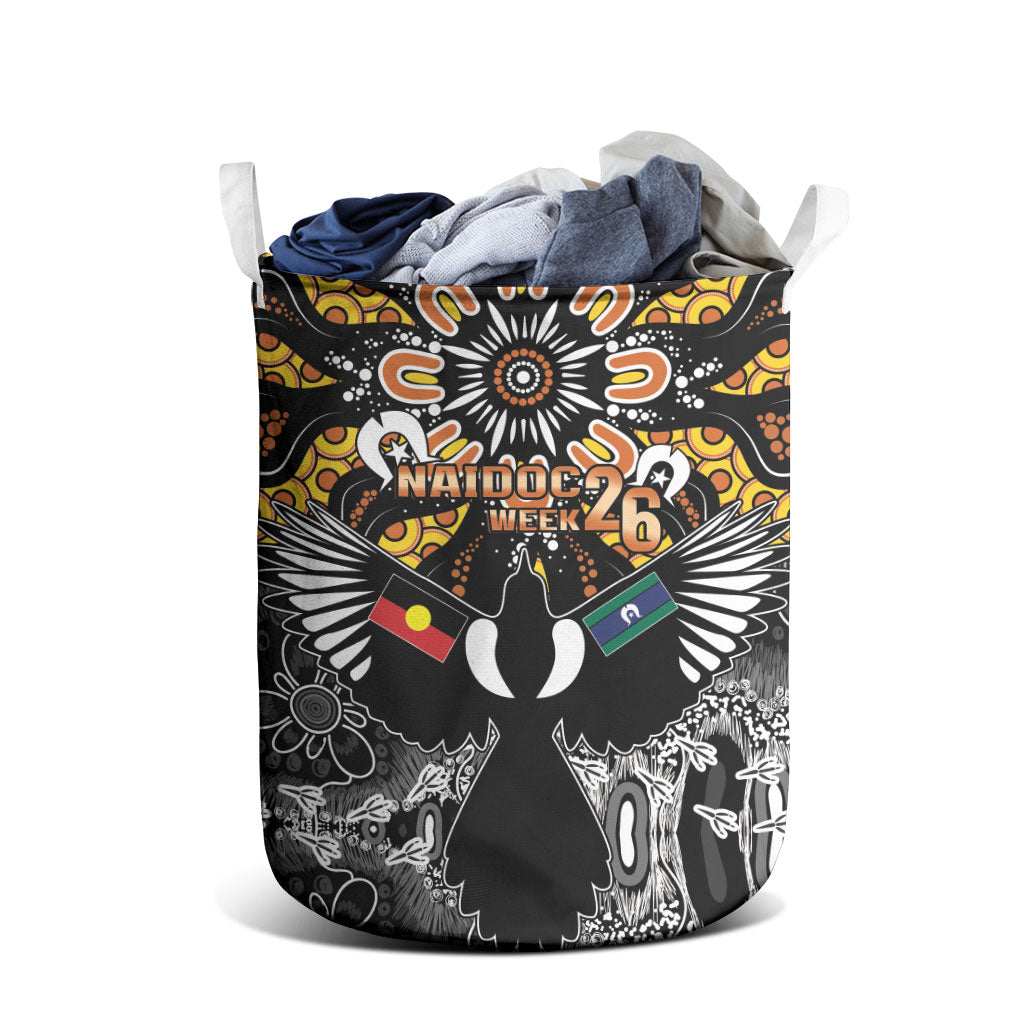 Magpies NAIDOC Week 2026 Laundry Basket Australian Aboriginal Torres Strait Islander Flag