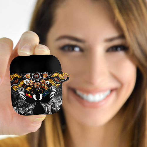 Magpies NAIDOC Week 2026 AirPods Case Australian Aboriginal Torres Strait Islander Flag