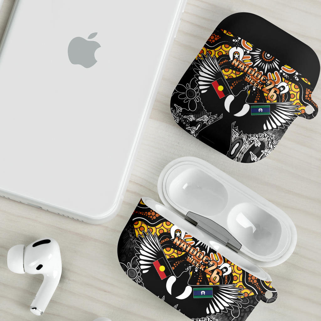 Magpies NAIDOC Week 2026 AirPods Case Australian Aboriginal Torres Strait Islander Flag
