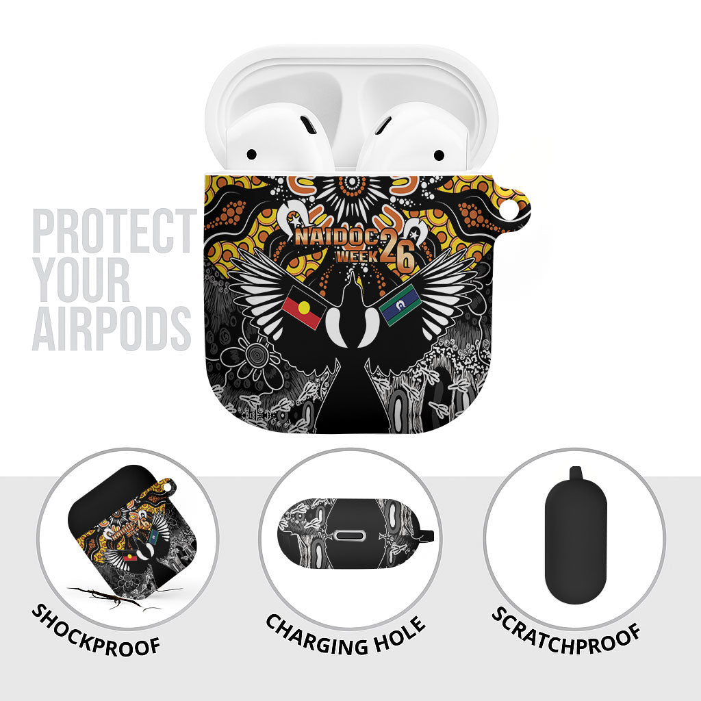 Magpies NAIDOC Week 2026 AirPods Case Australian Aboriginal Torres Strait Islander Flag