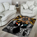 Magpies NAIDOC Week 2026 Area Rug Australian Aboriginal Torres Strait Islander Flag