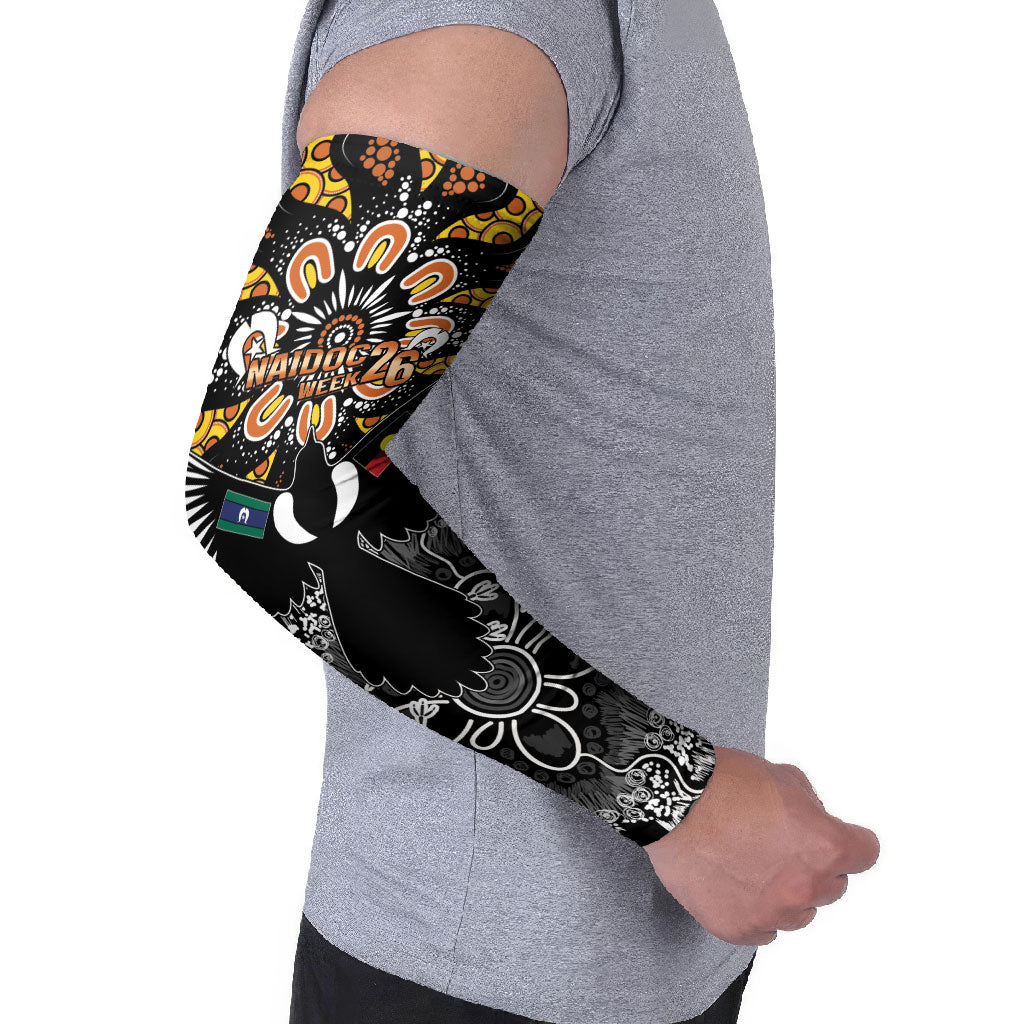 Magpies NAIDOC Week 2026 Personalised Arm Sleeves Australian Aboriginal Torres Strait Islander Flag