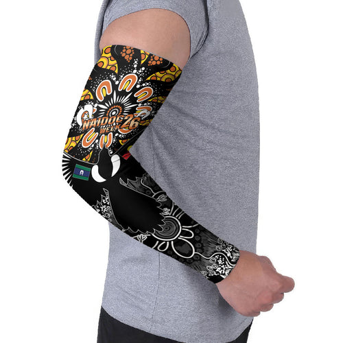 Magpies NAIDOC Week 2026 Personalised Arm Sleeves Australian Aboriginal Torres Strait Islander Flag