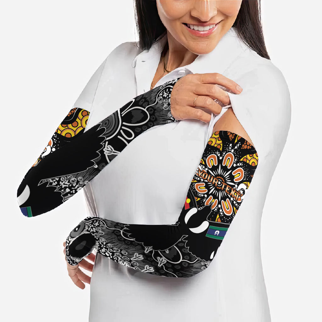 Magpies NAIDOC Week 2026 Personalised Arm Sleeves Australian Aboriginal Torres Strait Islander Flag