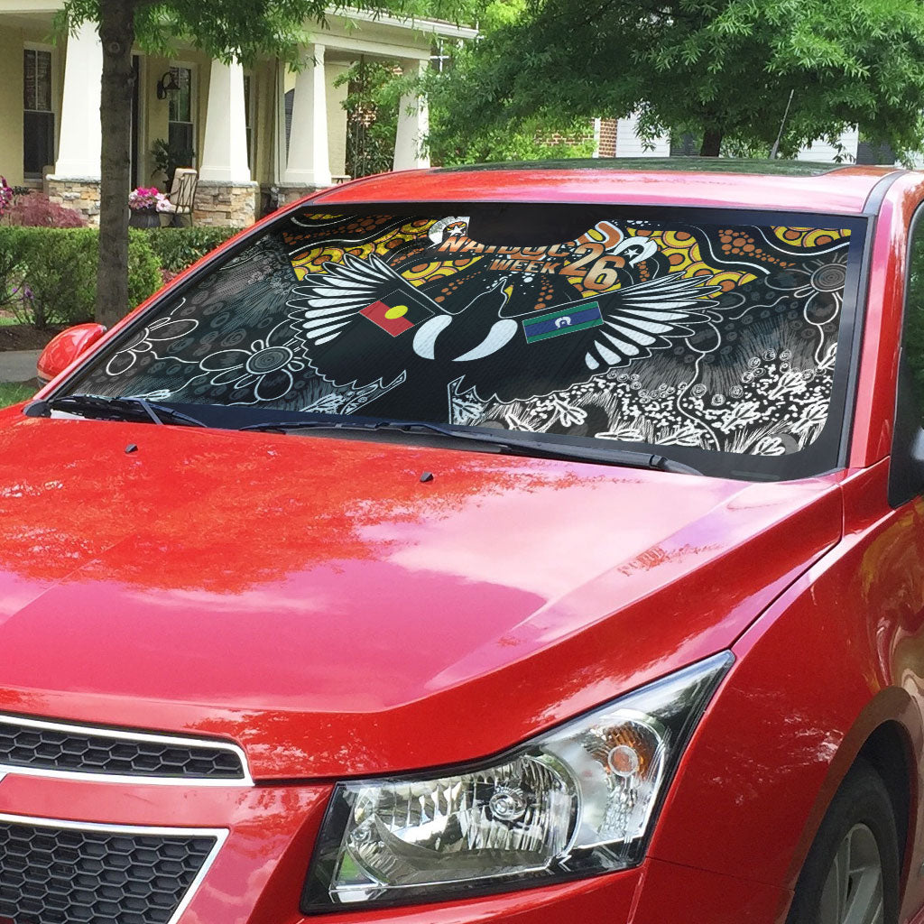 Magpies NAIDOC Week 2026 Auto Sun Shade Australian Aboriginal Torres Strait Islander Flag