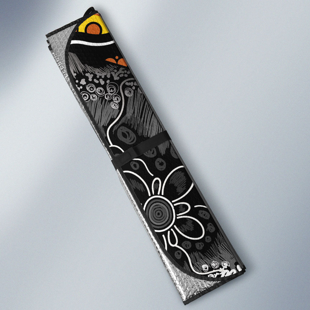 Magpies NAIDOC Week 2026 Auto Sun Shade Australian Aboriginal Torres Strait Islander Flag