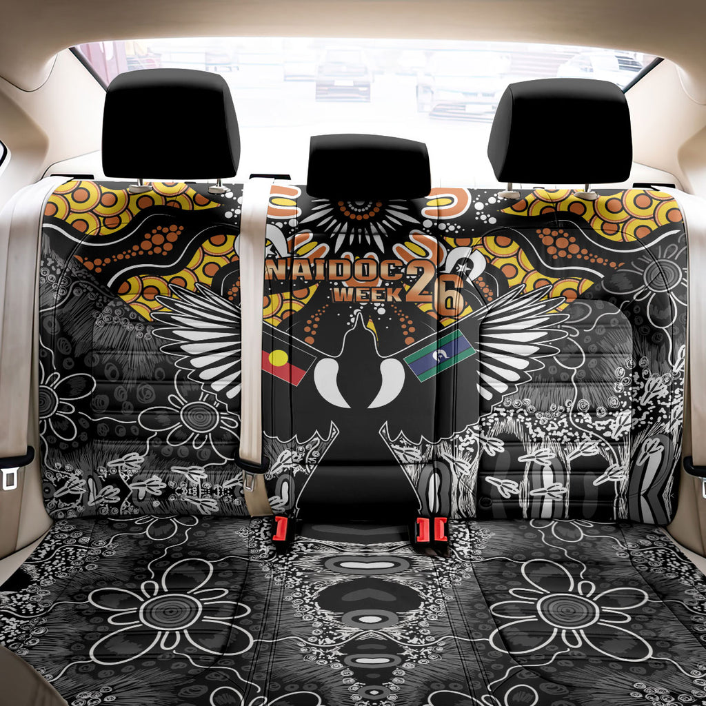 Magpies NAIDOC Week 2026 Back Car Seat Cover Australian Aboriginal Torres Strait Islander Flag