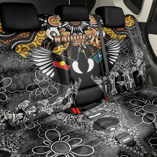 Magpies NAIDOC Week 2026 Back Car Seat Cover Australian Aboriginal Torres Strait Islander Flag