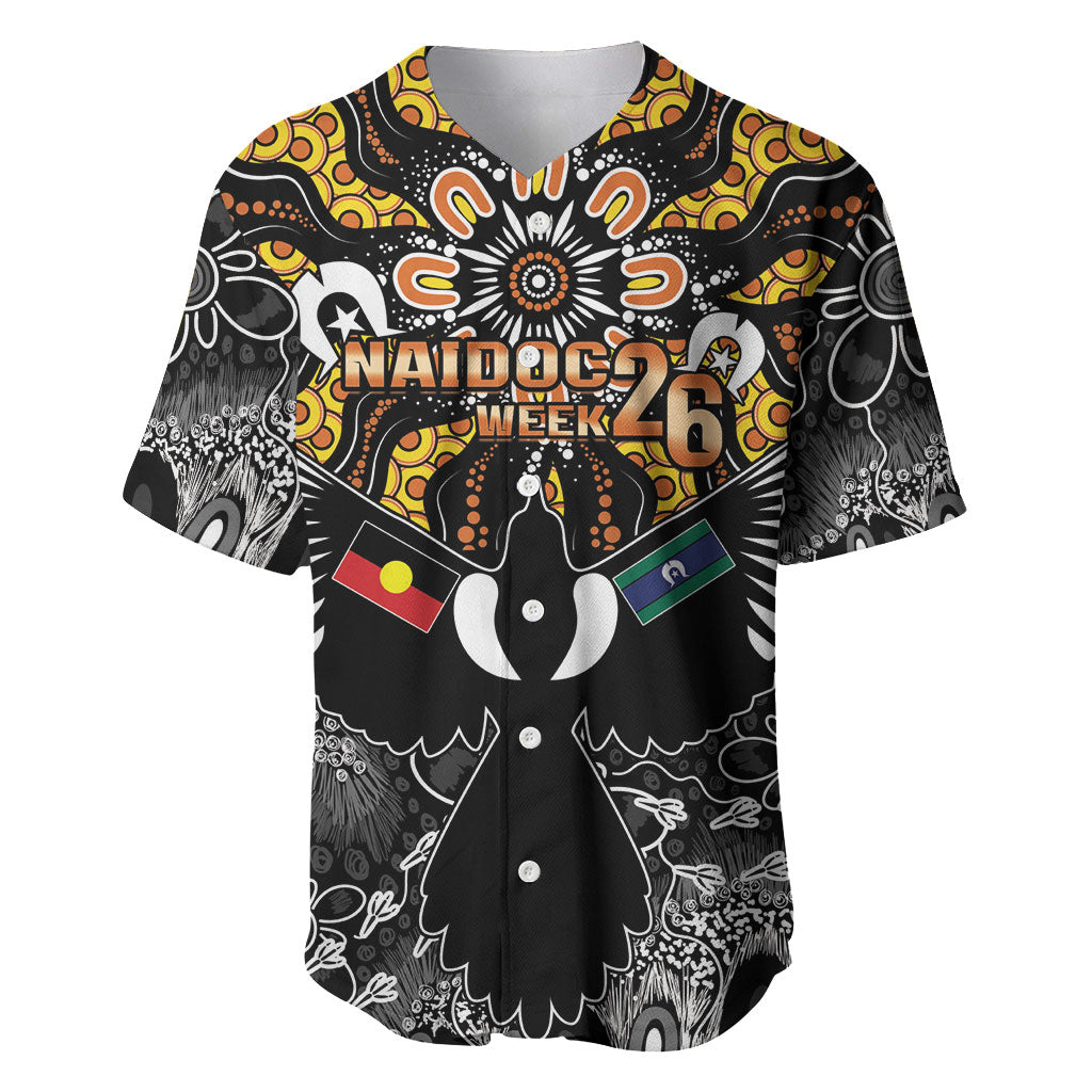 Magpies NAIDOC Week 2026 Personalised Baseball Jersey Australian Aboriginal Torres Strait Islander Flag