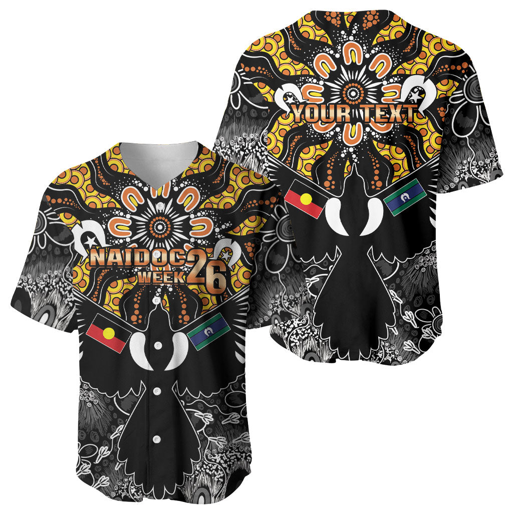 Magpies NAIDOC Week 2026 Personalised Baseball Jersey Australian Aboriginal Torres Strait Islander Flag