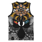 Magpies NAIDOC Week 2026 Personalised Basketball Jersey Australian Aboriginal Torres Strait Islander Flag