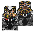 Magpies NAIDOC Week 2026 Personalised Basketball Jersey Australian Aboriginal Torres Strait Islander Flag