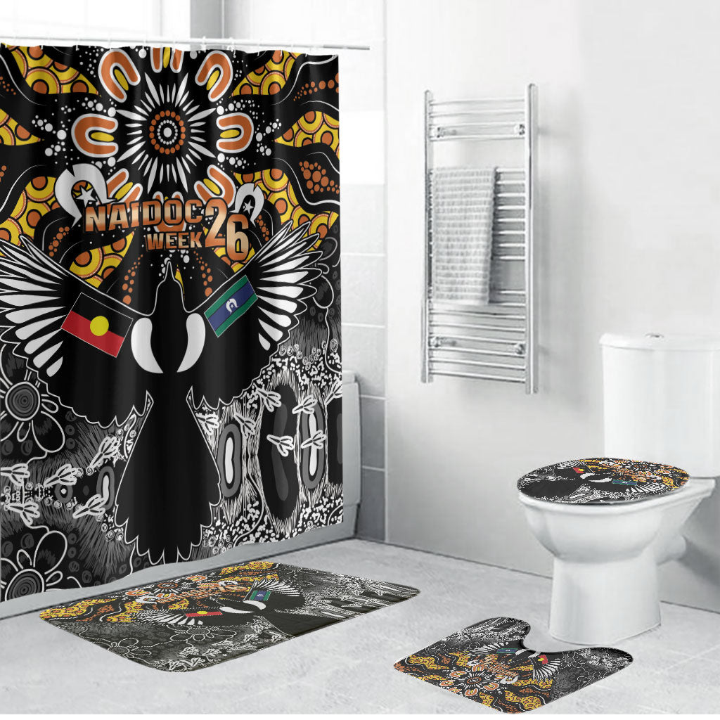 Magpies NAIDOC Week 2026 Bathroom Set Australian Aboriginal Torres Strait Islander Flag