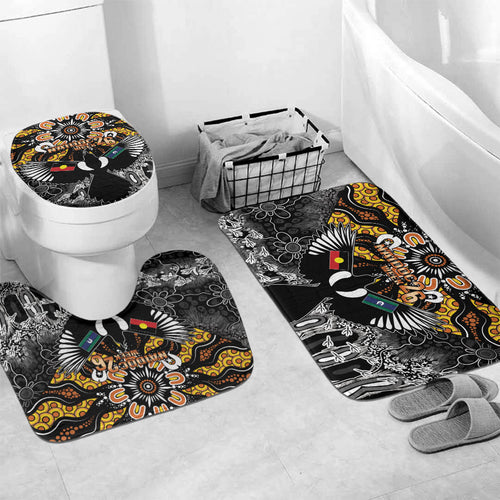 Magpies NAIDOC Week 2026 Bathroom Set Australian Aboriginal Torres Strait Islander Flag