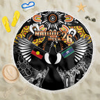 Magpies NAIDOC Week 2026 Beach Blanket Australian Aboriginal Torres Strait Islander Flag