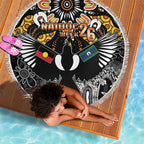 Magpies NAIDOC Week 2026 Beach Blanket Australian Aboriginal Torres Strait Islander Flag