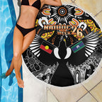 Magpies NAIDOC Week 2026 Beach Blanket Australian Aboriginal Torres Strait Islander Flag