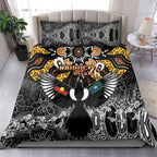 Magpies NAIDOC Week 2026 Bedding Set Australian Aboriginal Torres Strait Islander Flag