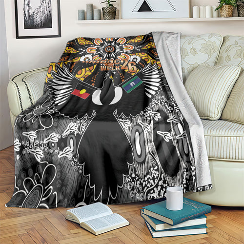 Magpies NAIDOC Week 2026 Blanket Australian Aboriginal Torres Strait Islander Flag