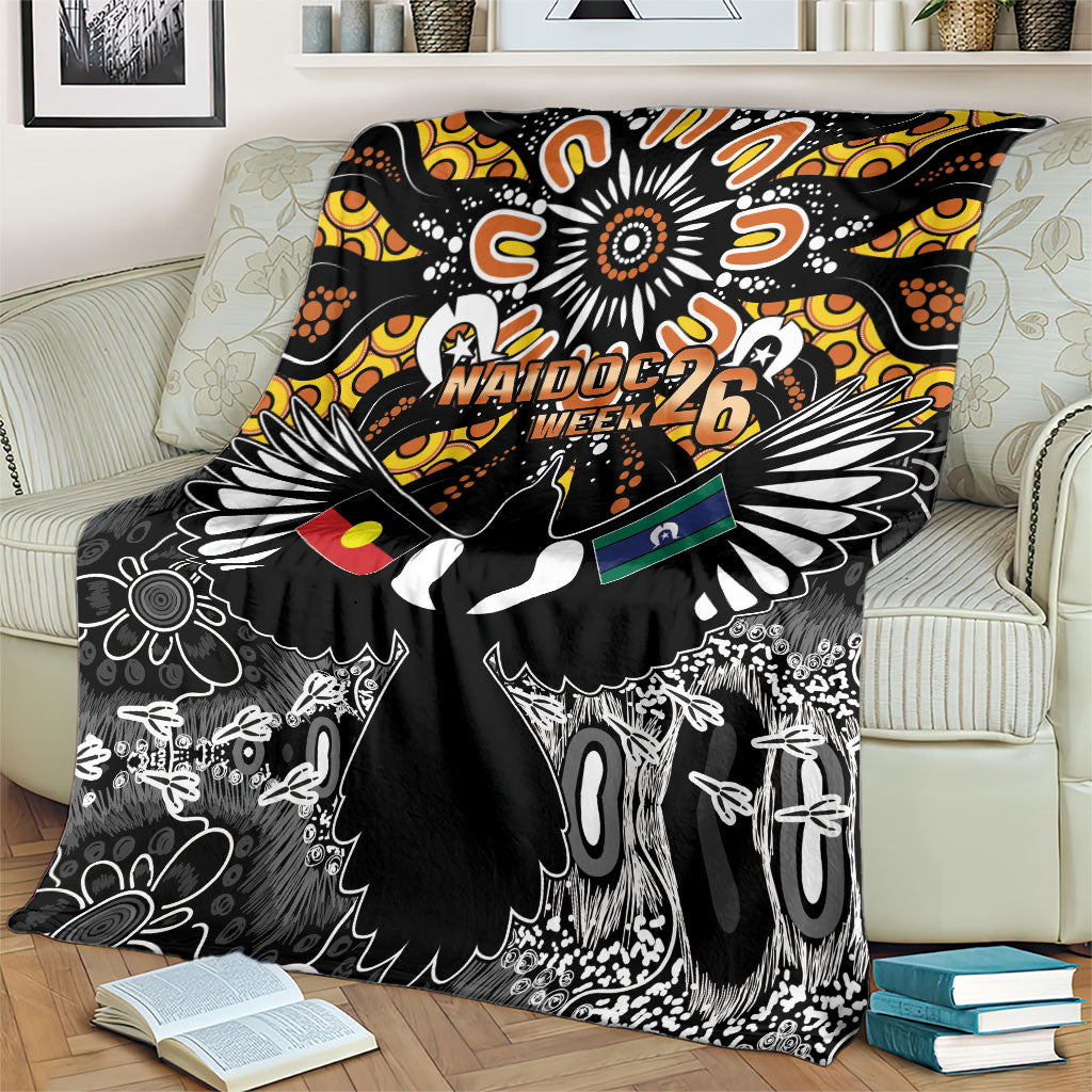 Magpies NAIDOC Week 2026 Blanket Australian Aboriginal Torres Strait Islander Flag