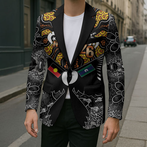 Magpies NAIDOC Week 2026 Personalised Blazer Australian Aboriginal Torres Strait Islander Flag
