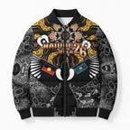 Magpies NAIDOC Week 2026 Personalised Bomber Puffer Jacket Australian Aboriginal Torres Strait Islander Flag