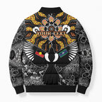 Magpies NAIDOC Week 2026 Personalised Bomber Puffer Jacket Australian Aboriginal Torres Strait Islander Flag