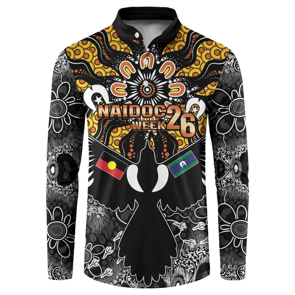 Magpies NAIDOC Week 2026 Personalised Button Sweatshirt Australian Aboriginal Torres Strait Islander Flag