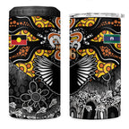 Magpies NAIDOC Week 2026 4 in 1 Can Cooler Tumbler Australian Aboriginal Torres Strait Islander Flag