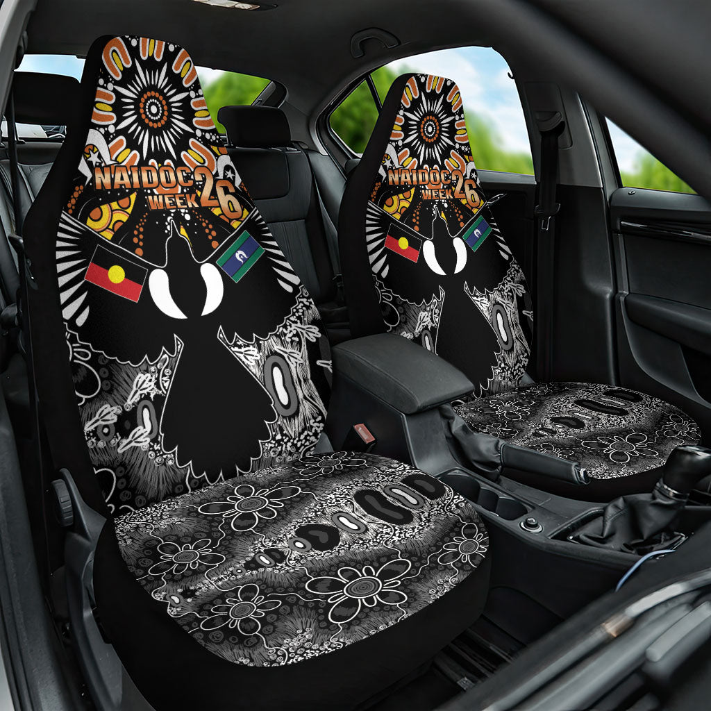 Magpies NAIDOC Week 2026 Car Seat Cover Australian Aboriginal Torres Strait Islander Flag