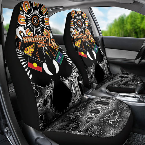 Magpies NAIDOC Week 2026 Car Seat Cover Australian Aboriginal Torres Strait Islander Flag