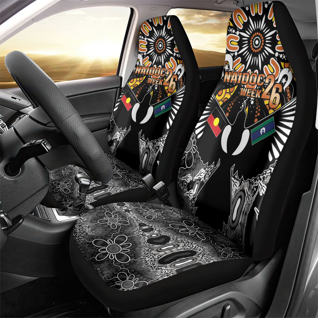 Magpies NAIDOC Week 2026 Car Seat Cover Australian Aboriginal Torres Strait Islander Flag