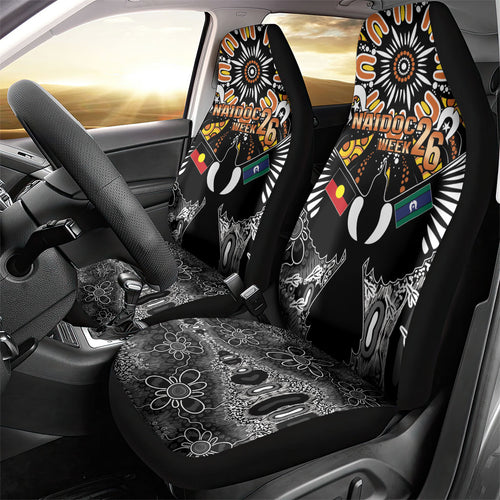 Magpies NAIDOC Week 2026 Car Seat Cover Australian Aboriginal Torres Strait Islander Flag