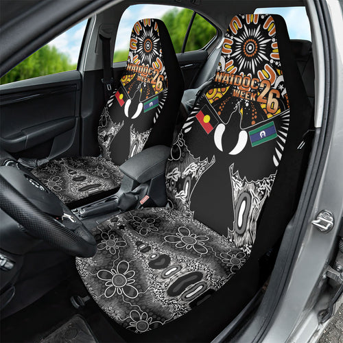 Magpies NAIDOC Week 2026 Car Seat Cover Australian Aboriginal Torres Strait Islander Flag