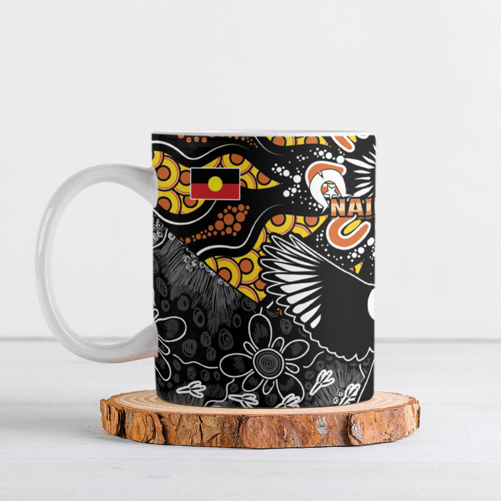 Magpies NAIDOC Week 2026 Ceramic Mug Australian Aboriginal Torres Strait Islander Flag