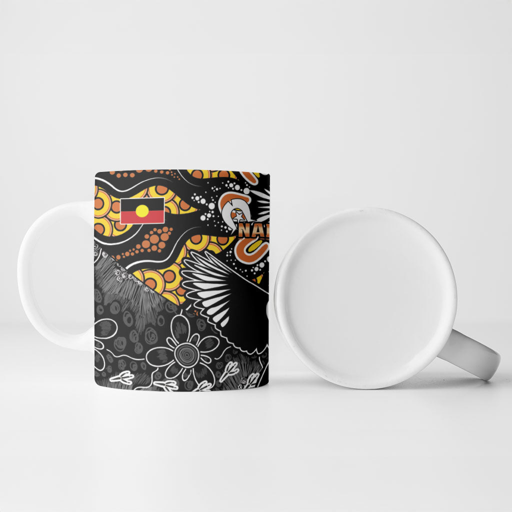 Magpies NAIDOC Week 2026 Ceramic Mug Australian Aboriginal Torres Strait Islander Flag