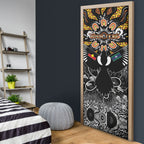 Magpies NAIDOC Week 2026 Personalised Door Cover Australian Aboriginal Torres Strait Islander Flag