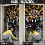 Magpies NAIDOC Week 2026 Personalised Door Cover Australian Aboriginal Torres Strait Islander Flag