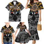 Magpies NAIDOC Week 2026 Personalised Family Matching Mermaid Dress and Hawaiian Shirt Australian Aboriginal Torres Strait Islander Flag