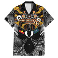 Magpies NAIDOC Week 2026 Personalised Family Matching Puletasi and Hawaiian Shirt Australian Aboriginal Torres Strait Islander Flag